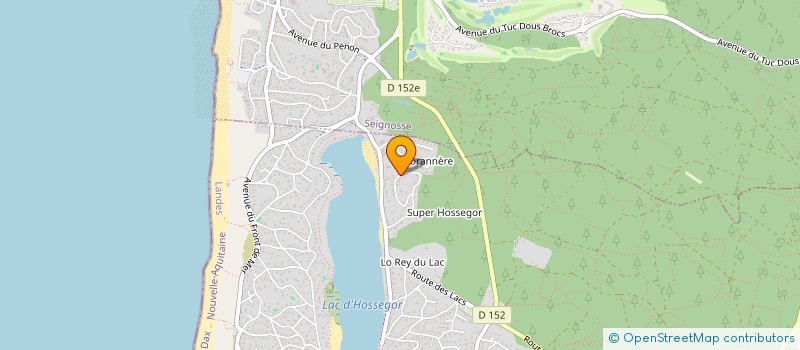 localisation de l'entreprise MONSIEUR PIERRE ESTRADE  SOORTS-HOSSEGOR