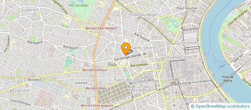 localisation de l'entreprise MONSIEUR PIERRE ETCHART à BORDEAUX
