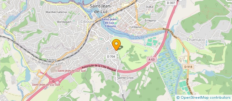 localisation de l'entreprise MONSIEUR PIERRE ETCHEGARAY  CIBOURE