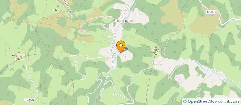 localisation de l'entreprise MONSIEUR PIERRE ETCHEVERRY  MENDITTE