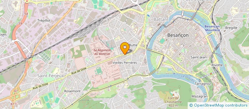 localisation de l'entreprise MONSIEUR PIERRE-ETIENNE ALLIOT  BESANCON