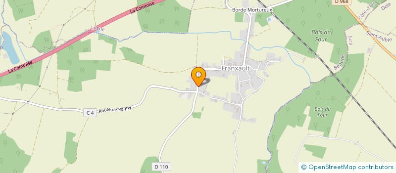 localisation de l'entreprise MONSIEUR PIERRE-ETIENNE CONTESSE  FRANXAULT