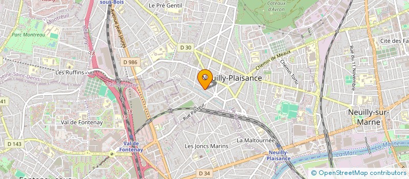 localisation de l'entreprise MONSIEUR PIERRE ETIENNE MARY à NEUILLY-PLAISANCE