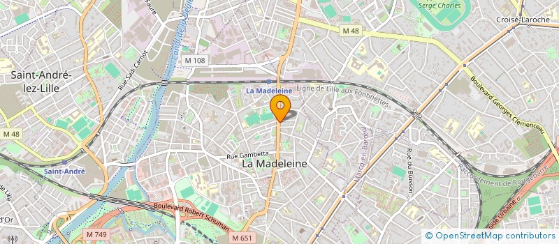 localisation de l'entreprise MONSIEUR PIERRE-ETIENNE SIMONNET à LA MADELEINE
