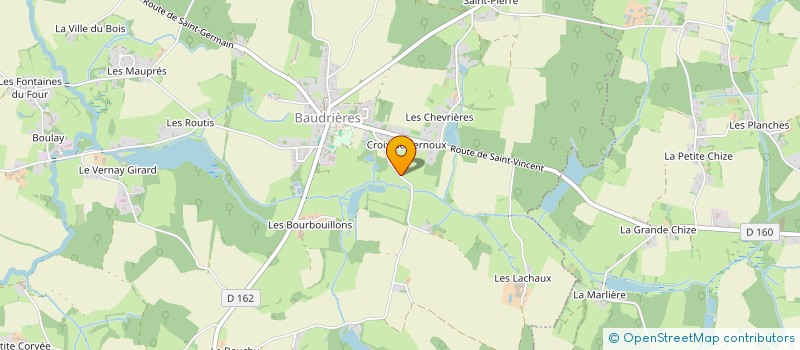 localisation de l'entreprise MONSIEUR PIERRE EUDES QUINTART à BAUDRIERES