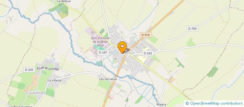 localisation de l'entreprise MONSIEUR PIERRE-EUGENE QUEVA à GOUFFERN EN AUGE