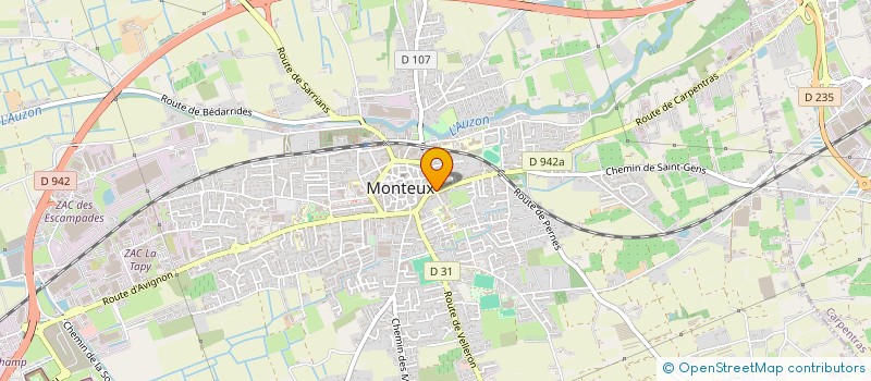 localisation de l'entreprise MONSIEUR PIERRE EYDOUX à MONTEUX