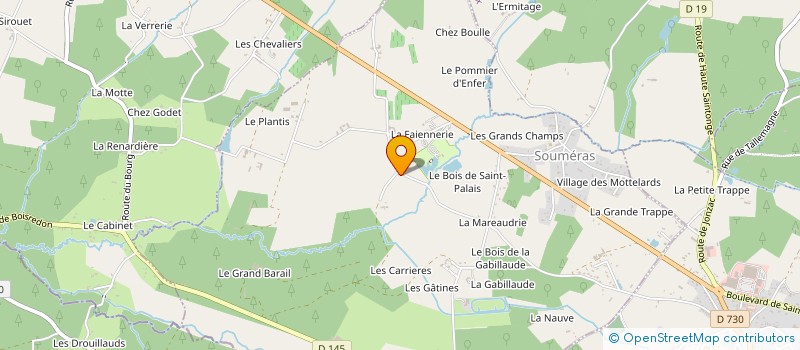 localisation de l'entreprise MONSIEUR PIERRE EYRAUT  SOUMERAS