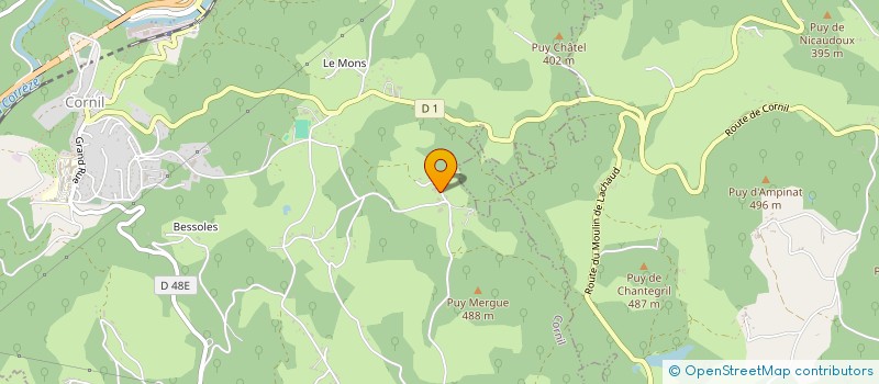 localisation de l'entreprise MONSIEUR PIERRE EYROLLE  CORNIL