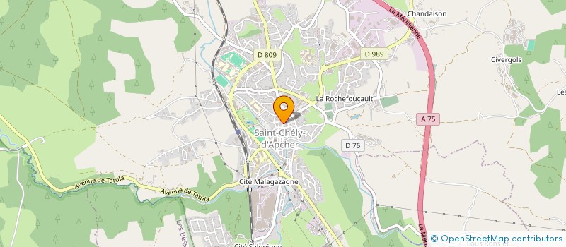 localisation de l'entreprise MONSIEUR PIERRE FABRE  SAINT-CHELY-D'APCHER