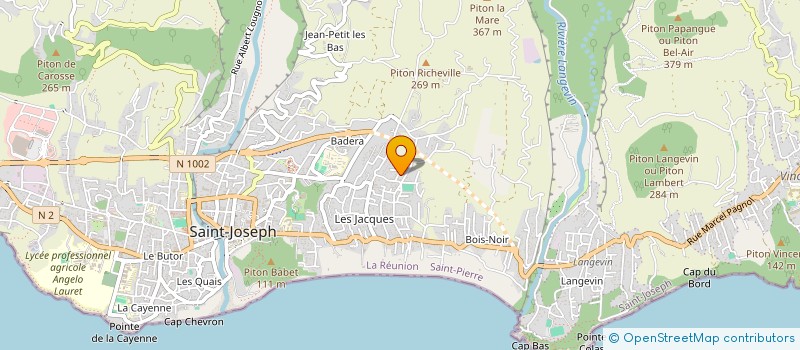 localisation de l'entreprise MONSIEUR PIERRE FABRICE FELICIE à SAINT-JOSEPH