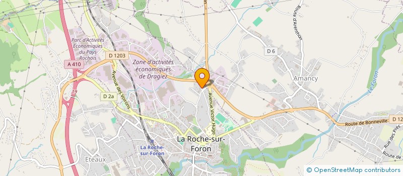 localisation de l'entreprise MONSIEUR PIERRE FABRY à LA ROCHE-SUR-FORON