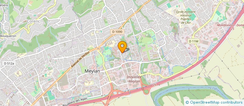localisation de l'entreprise MONSIEUR PIERRE FABRY à MEYLAN