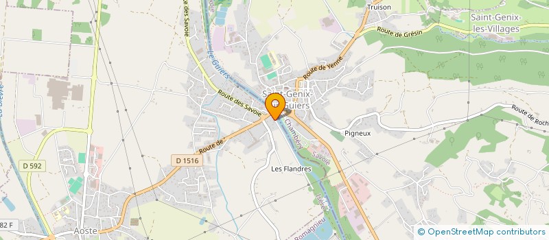 localisation de l'entreprise MONSIEUR PIERRE FACCIOLI  AOSTE