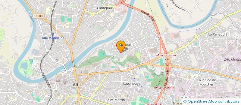 localisation de l'entreprise MONSIEUR PIERRE FAGES à ALBI