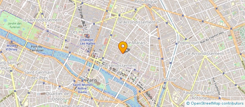 localisation de l'entreprise MONSIEUR PIERRE FAIDEAU à PARIS