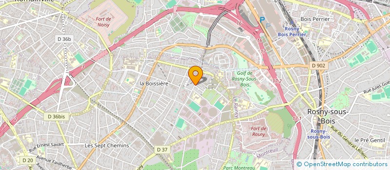 localisation de l'entreprise MONSIEUR PIERRE FALCK à MONTREUIL