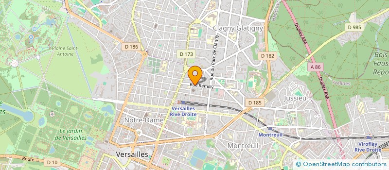 localisation de l'entreprise MONSIEUR PIERRE FALCON DE LONGEVIALLE à VERSAILLES
