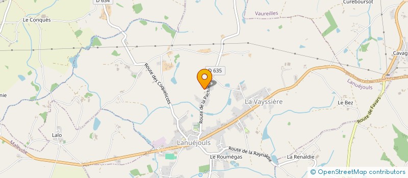 localisation de l'entreprise MONSIEUR PIERRE FALIPOU  PREVINQUIERES