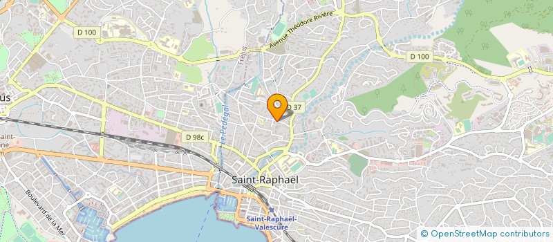 localisation de l'entreprise MONSIEUR PIERRE FALMAGNE  SAINT-RAPHAEL