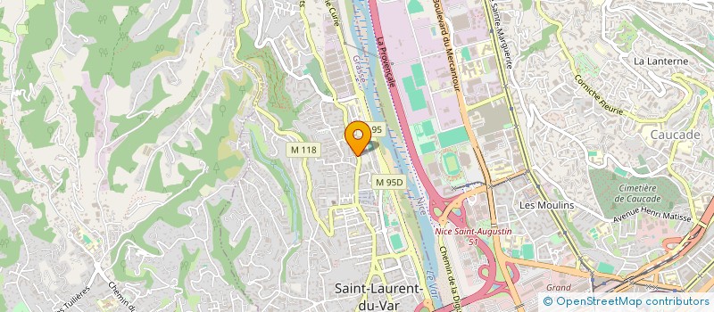 localisation de l'entreprise MONSIEUR PIERRE FANTIN  SAINT-LAURENT-DU-VAR