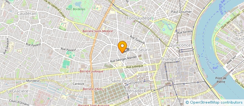 localisation de l'entreprise MONSIEUR PIERRE FARBOS DE LUZAN à BORDEAUX