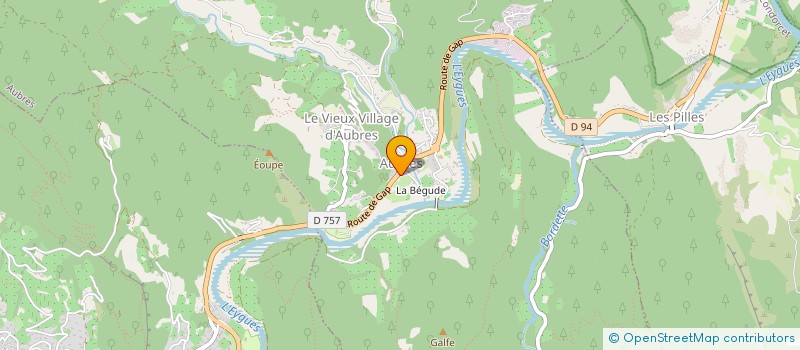 localisation de l'entreprise MONSIEUR PIERRE FARINE  AUBRES