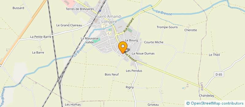 localisation de l'entreprise MONSIEUR PIERRE FASSIER  SAINT-AMAND-LONGPRE