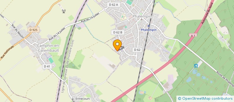 localisation de l'entreprise MONSIEUR PIERRE FATOUX  PHALEMPIN