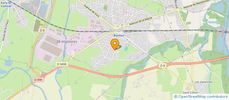 localisation de l'entreprise MONSIEUR PIERRE FATRARA  BONSON