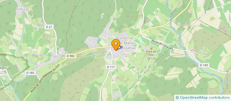 localisation de l'entreprise MONSIEUR PIERRE FAUCHER à SAINT-HIPPOLYTE-DU-FORT