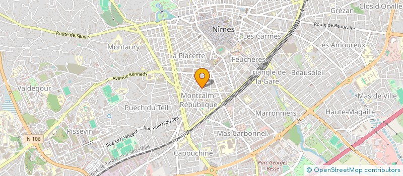 localisation de l'entreprise MONSIEUR PIERRE FAURE à NIMES