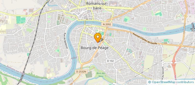 localisation de l'entreprise MONSIEUR PIERRE FAURE  BOURG-DE-PEAGE