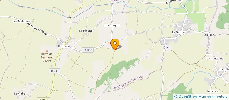 localisation de l'entreprise MONSIEUR PIERRE FAURE  SAINT-DENIS-COMBARNAZAT