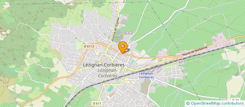 localisation de l'entreprise MONSIEUR PIERRE FAURIE  LEZIGNAN-CORBIERES