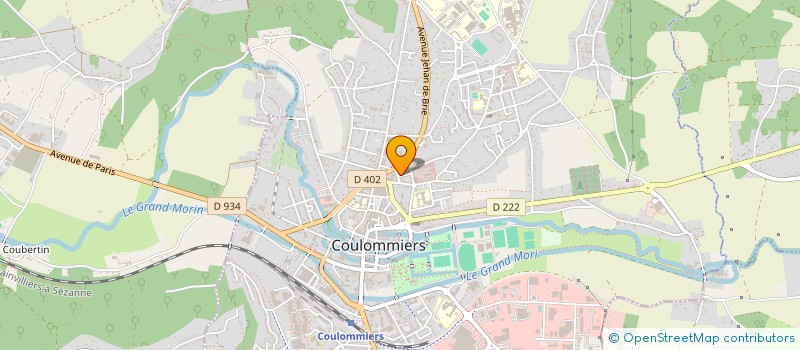 localisation de l'entreprise MONSIEUR PIERRE FAUVERGUE  COULOMMIERS