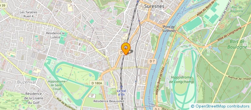 localisation de l'entreprise MONSIEUR PIERRE FAUVET à SURESNES