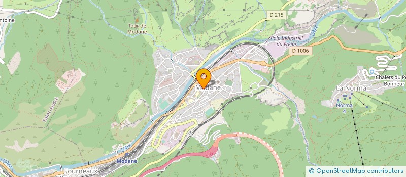 localisation de l'entreprise MONSIEUR PIERRE FAVRE à MODANE