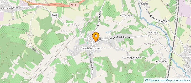 localisation de l'entreprise MONSIEUR PIERRE FAVREAU à SAINT-SATURNIN