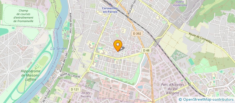 localisation de l'entreprise MONSIEUR PIERRE FAYE  CORMEILLES-EN-PARISIS