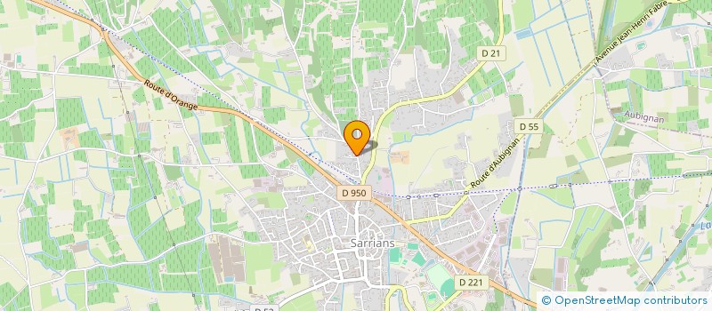 localisation de l'entreprise MONSIEUR PIERRE FAYET  SARRIANS