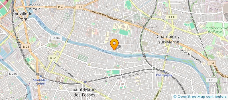 localisation de l'entreprise MONSIEUR PIERRE FAYON à CHAMPIGNY-SUR-MARNE