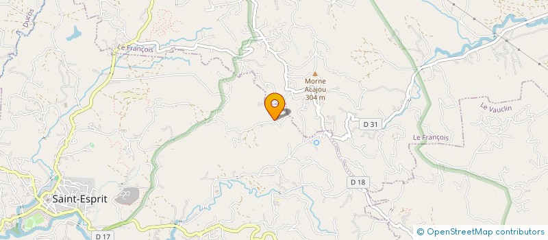 localisation de l'entreprise MONSIEUR PIERRE FELICITE  SAINT-ESPRIT