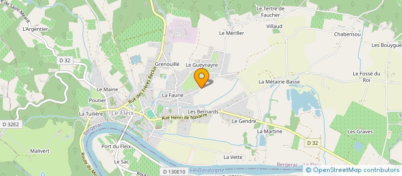 localisation de l'entreprise MONSIEUR PIERRE FELTRIN  LE FLEIX