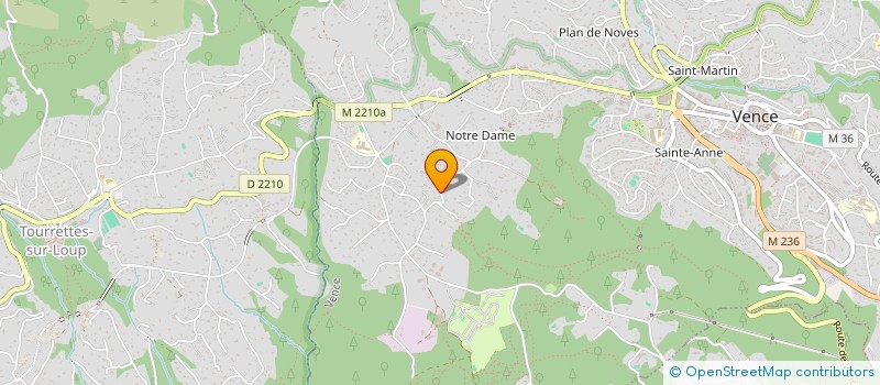 localisation de l'entreprise MONSIEUR PIERRE FEMENIA à VENCE