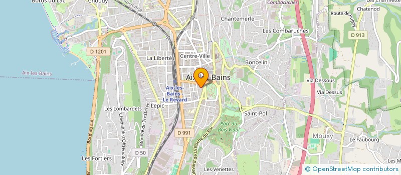 localisation de l'entreprise MONSIEUR PIERRE FENESTRAZ  AIX-LES-BAINS