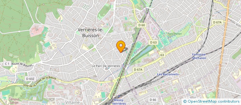 localisation de l'entreprise MONSIEUR PIERRE FENOUIL  VERRIERES-LE-BUISSON