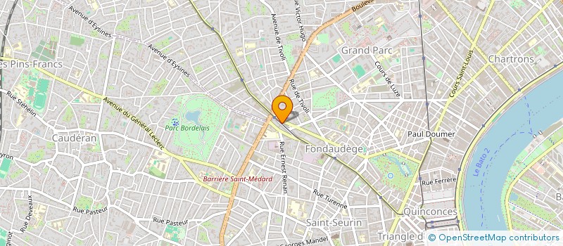 localisation de l'entreprise MONSIEUR PIERRE FENOUILLAT  BORDEAUX