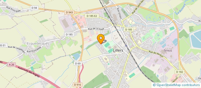 localisation de l'entreprise MONSIEUR PIERRE FERAIN  LILLERS