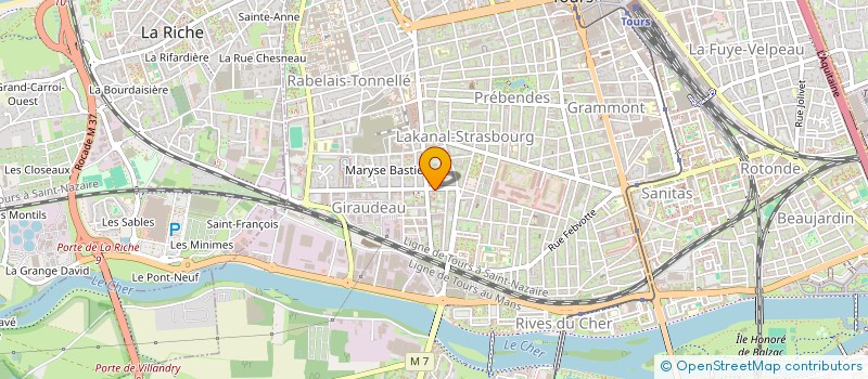 localisation de l'entreprise MONSIEUR PIERRE FERAY-FERRAND  TOURS